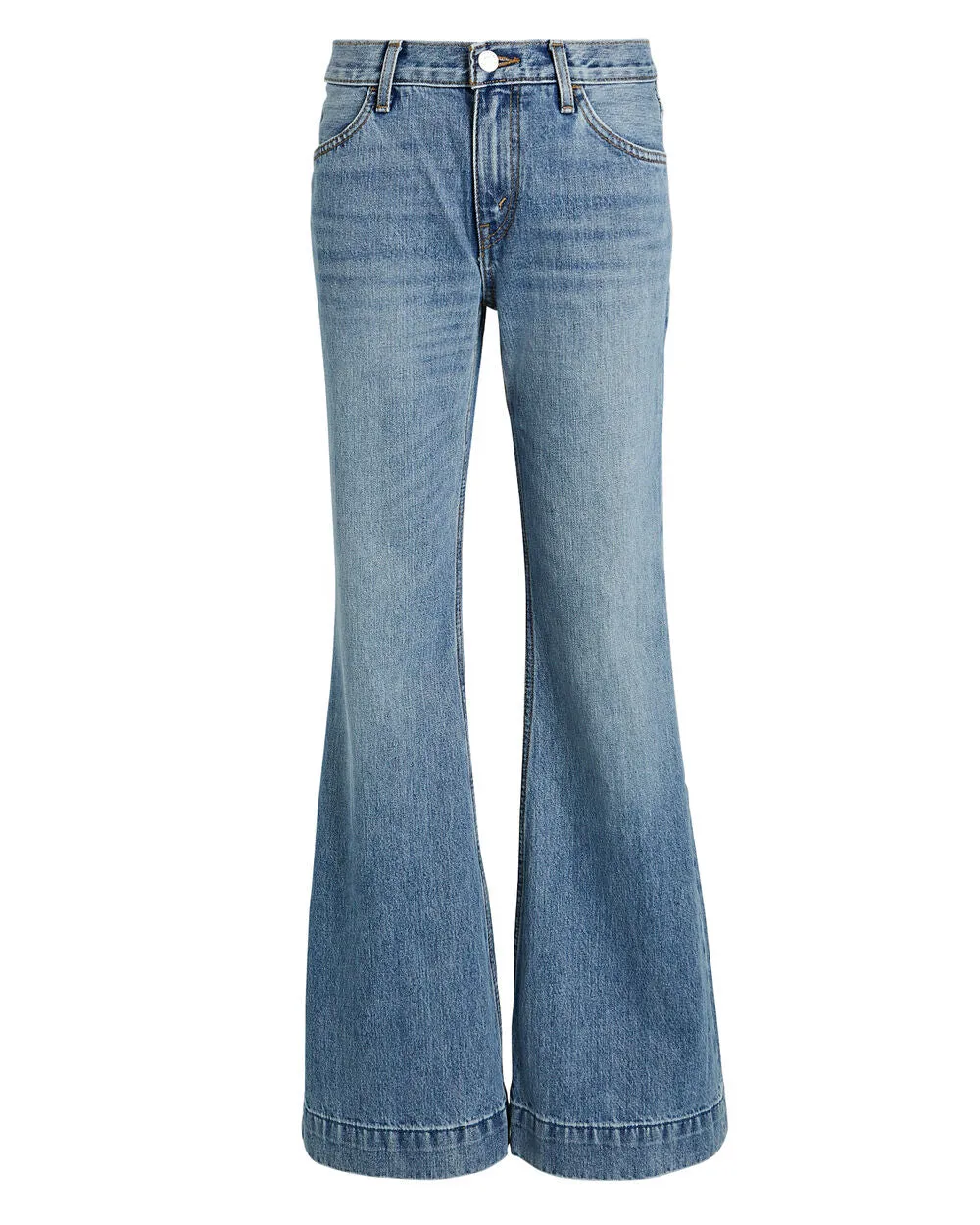 70s Low-Rise Bell Bottom Jeans