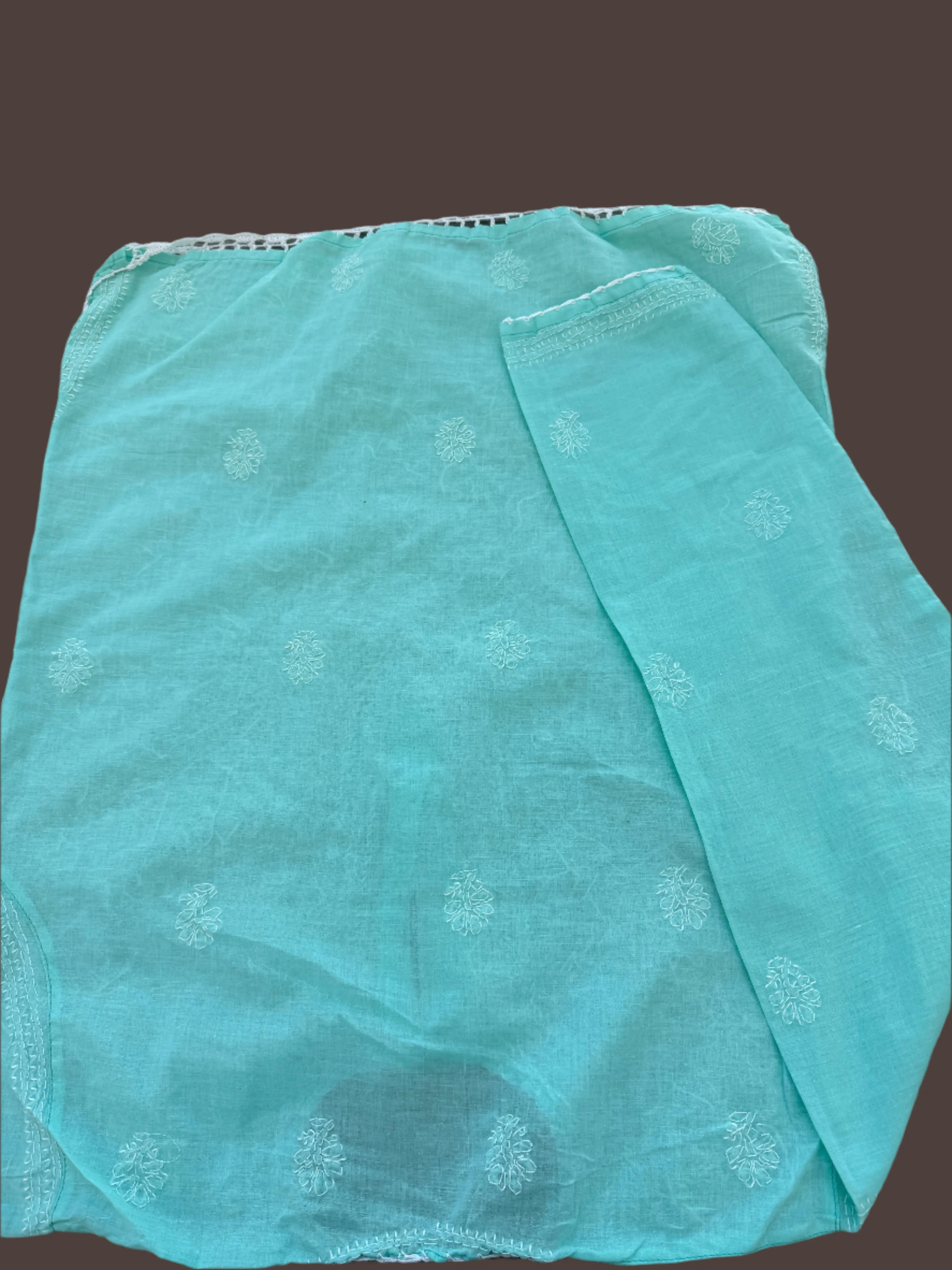 Abby Pastel Green chikankari