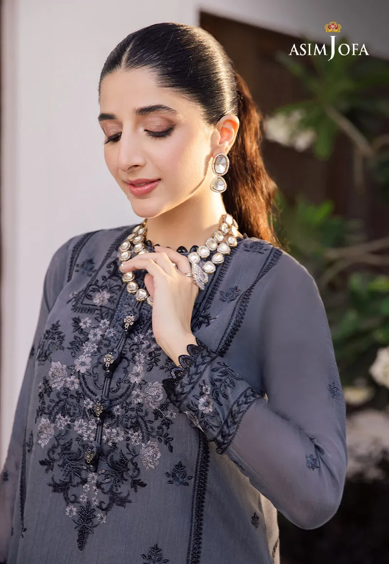 AJZS-07 | Asim Jofa Zari Sitara Luxury Eid Festive Collection 2023 | Unstitched Embrodried Suits