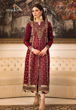 AJZS-10 | Asim Jofa Zari Sitara Luxury Eid Festive Collection 2023 | Unstitched Embrodried Suits