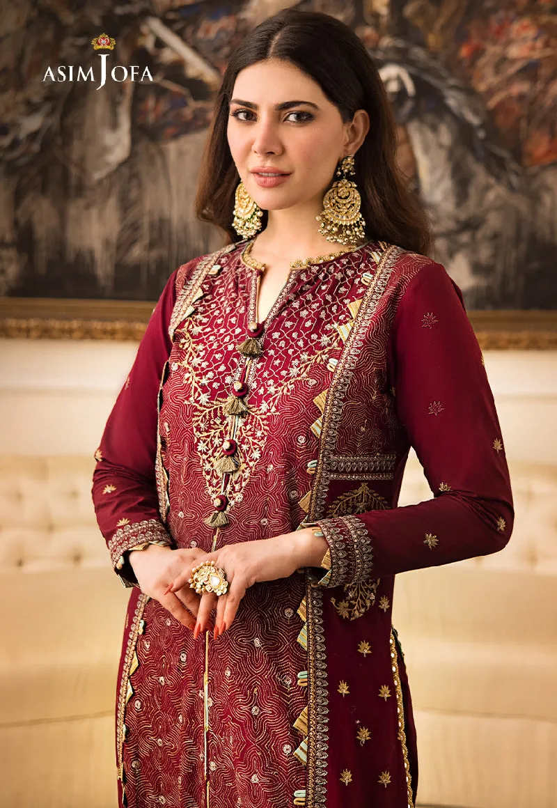 AJZS-10 | Asim Jofa Zari Sitara Luxury Eid Festive Collection 2023 | Unstitched Embrodried Suits