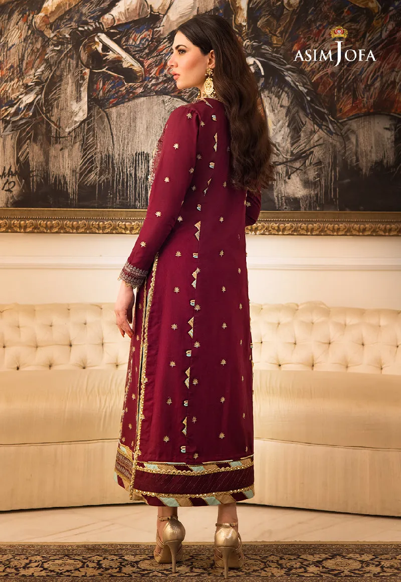 AJZS-10 | Asim Jofa Zari Sitara Luxury Eid Festive Collection 2023 | Unstitched Embrodried Suits