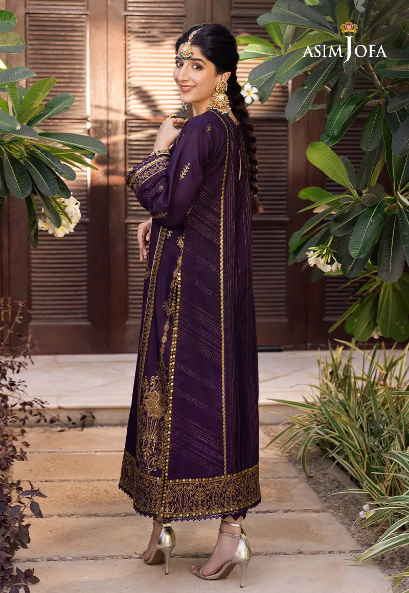 AJZS-13 | Asim Jofa Zari Sitara Luxury Eid Festive Collection 2023 | Unstitched Embrodried Suits