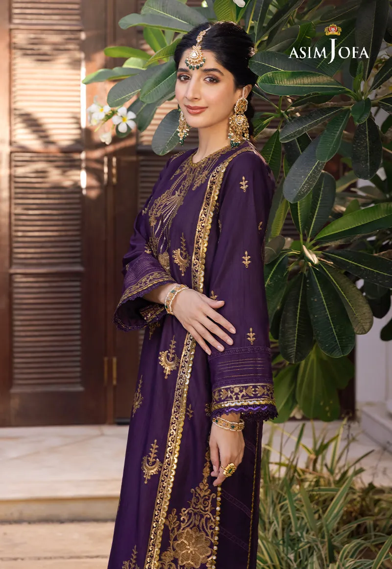 AJZS-13 | Asim Jofa Zari Sitara Luxury Eid Festive Collection 2023 | Unstitched Embrodried Suits