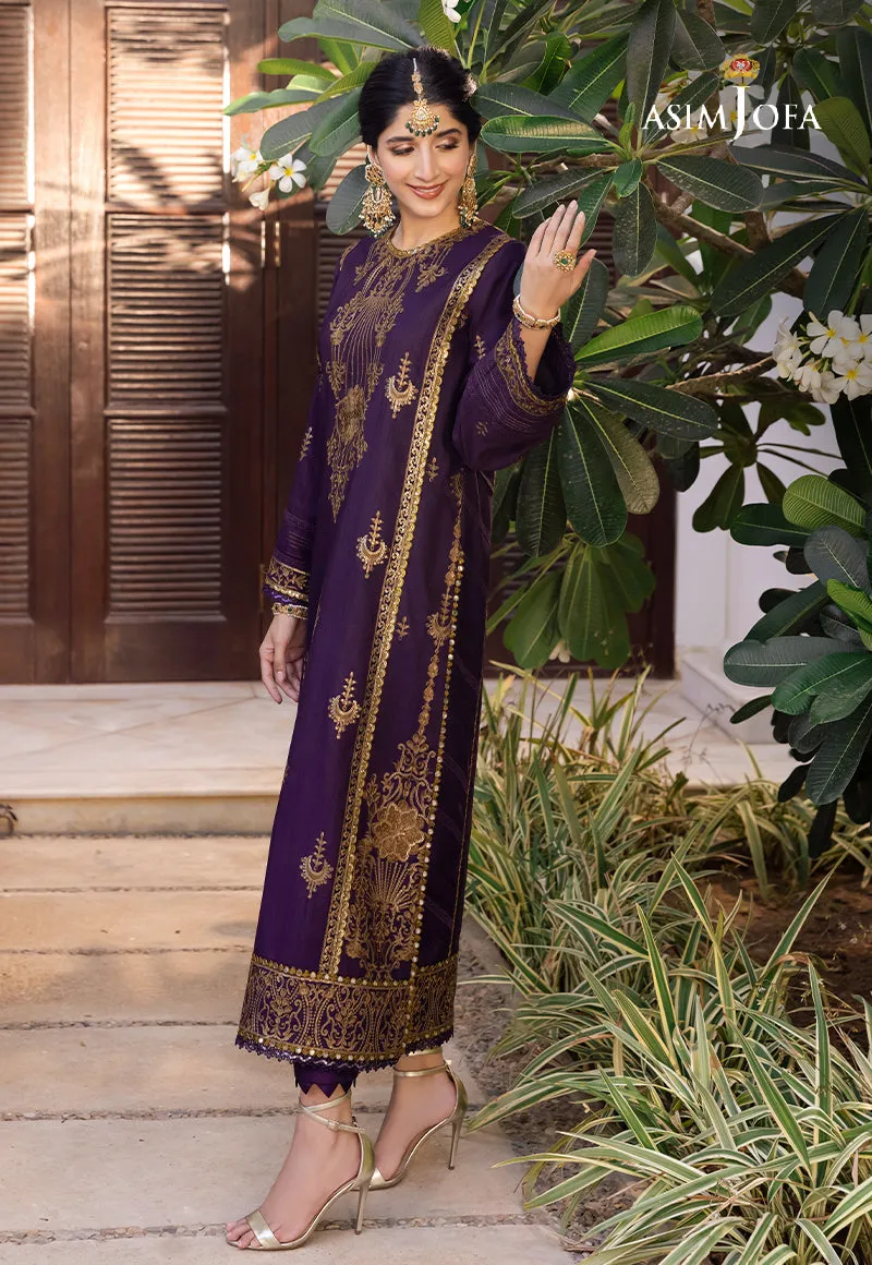 AJZS-13 | Asim Jofa Zari Sitara Luxury Eid Festive Collection 2023 | Unstitched Embrodried Suits