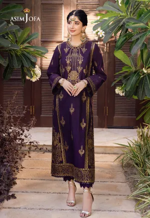 AJZS-13 | Asim Jofa Zari Sitara Luxury Eid Festive Collection 2023 | Unstitched Embrodried Suits
