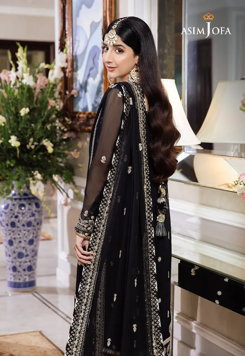 AJZS-14 | Asim Jofa Zari Sitara Luxury Eid Festive Collection 2023 | Unstitched Embrodried Suits
