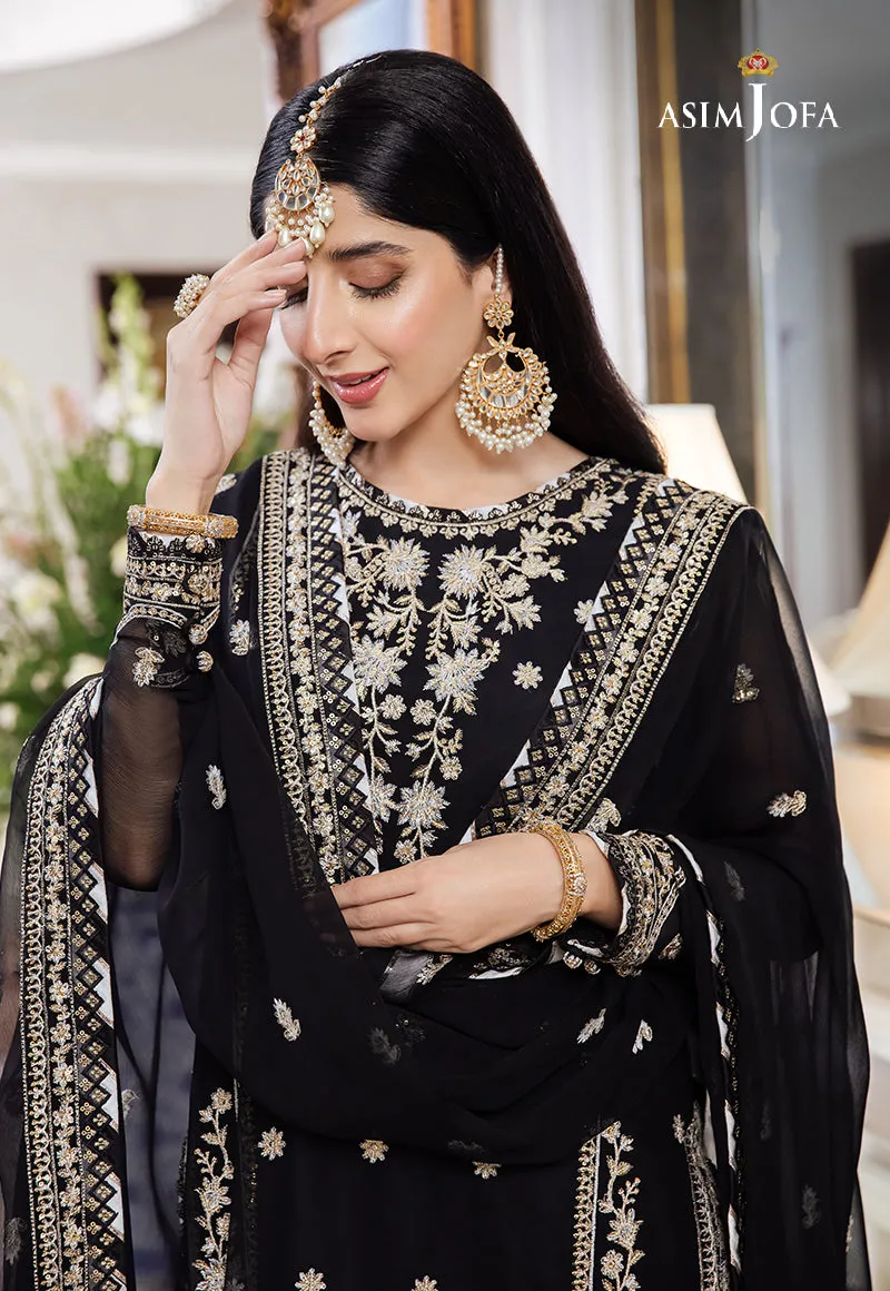 AJZS-14 | Asim Jofa Zari Sitara Luxury Eid Festive Collection 2023 | Unstitched Embrodried Suits