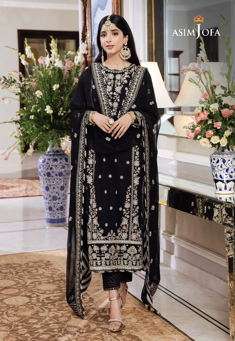AJZS-14 | Asim Jofa Zari Sitara Luxury Eid Festive Collection 2023 | Unstitched Embrodried Suits
