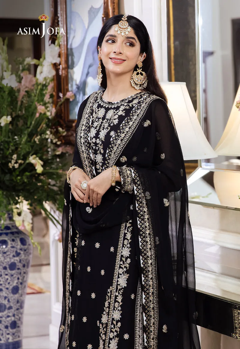 AJZS-14 | Asim Jofa Zari Sitara Luxury Eid Festive Collection 2023 | Unstitched Embrodried Suits