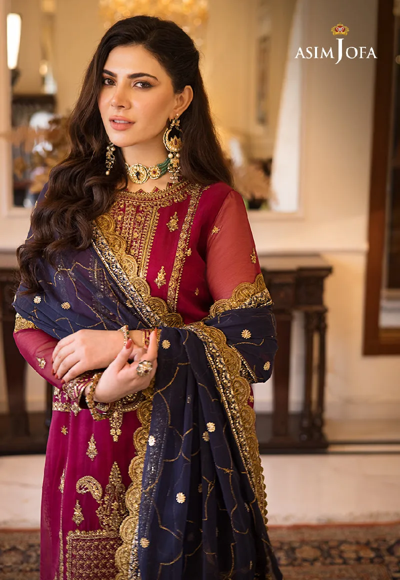 AJZS-16 | Asim Jofa Zari Sitara Luxury Eid Festive Collection 2023 | Unstitched Embrodried Suits