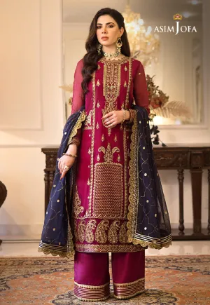 AJZS-16 | Asim Jofa Zari Sitara Luxury Eid Festive Collection 2023 | Unstitched Embrodried Suits