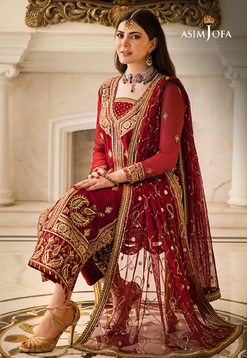 AJZS-21 | Asim Jofa Zari Sitara Luxury Eid Festive Collection 2023 | Unstitched Embrodried Suits