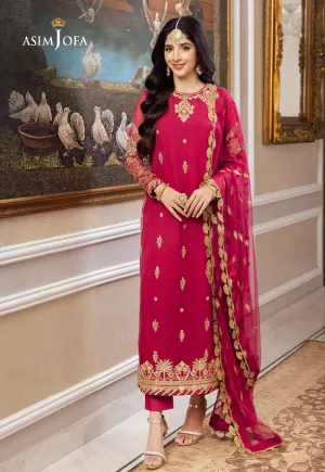 AJZS-22 | Asim Jofa Zari Sitara Luxury Eid Festive Collection 2023 | Unstitched Embrodried Suits
