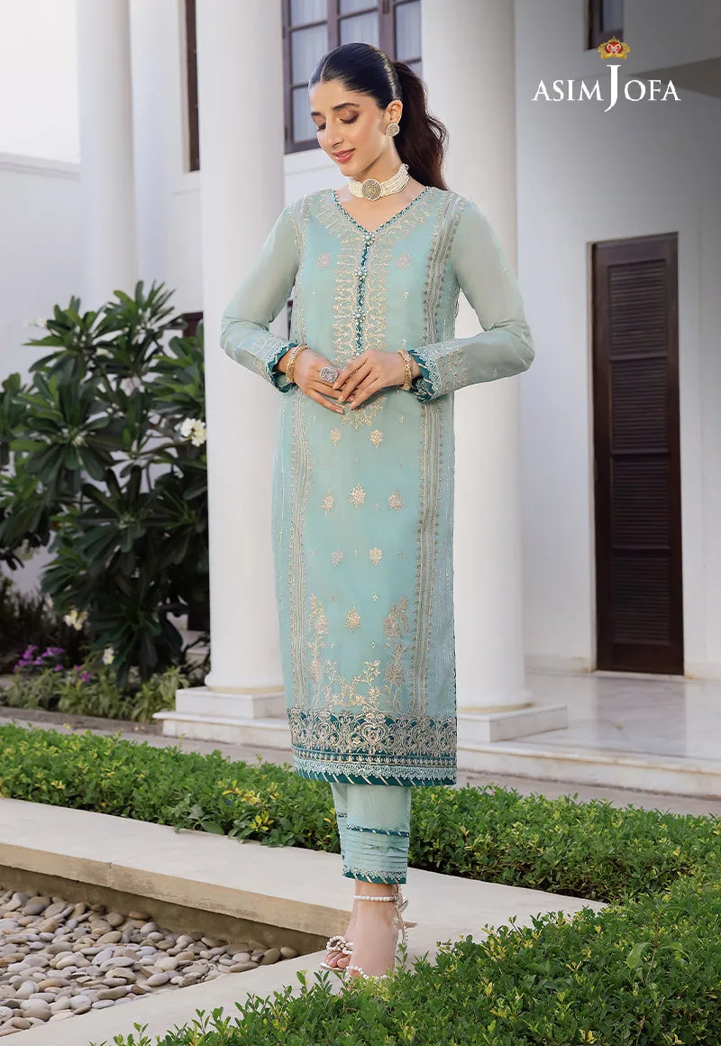 AJZS-26 | Asim Jofa Zari Sitara Luxury Eid Festive Collection 2023 | Unstitched Embrodried Suits
