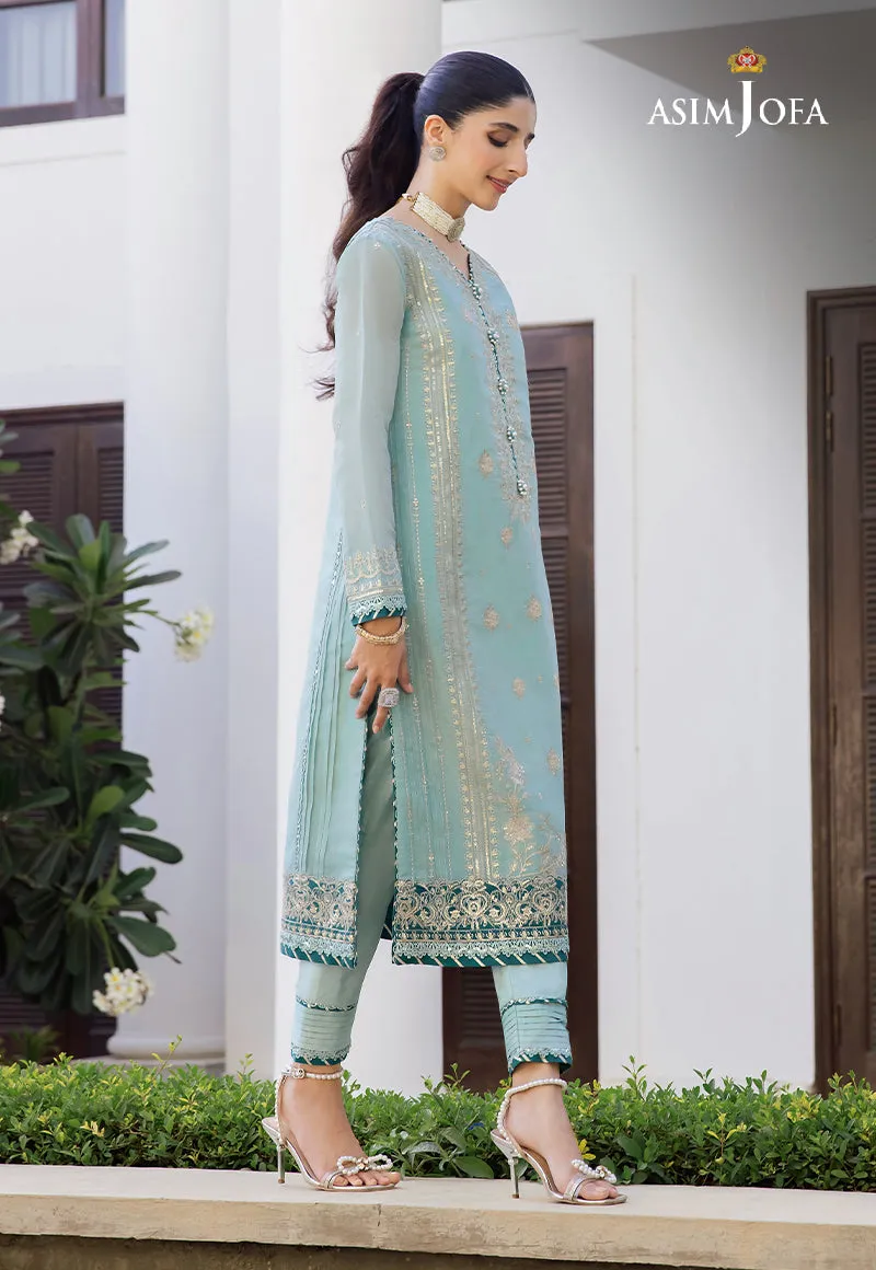 AJZS-26 | Asim Jofa Zari Sitara Luxury Eid Festive Collection 2023 | Unstitched Embrodried Suits
