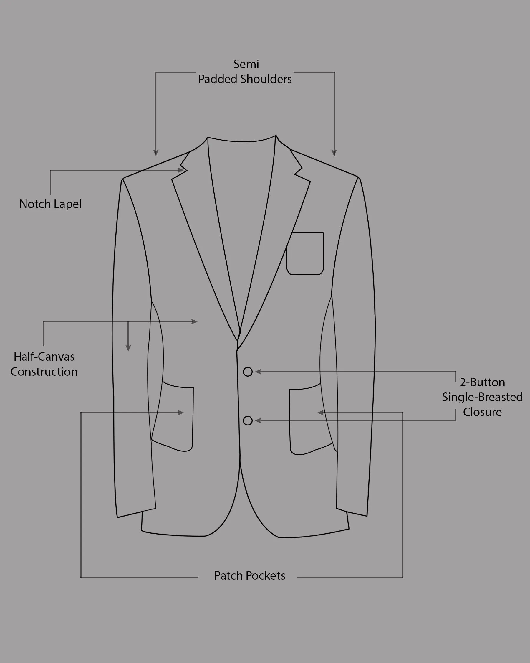 Akaroa with Millbrook Brown Houndstooth Wool Rich Blazer