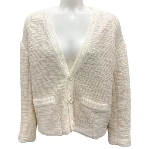 A.L.C. Ivory Peyton Cotton Boucle Jacket