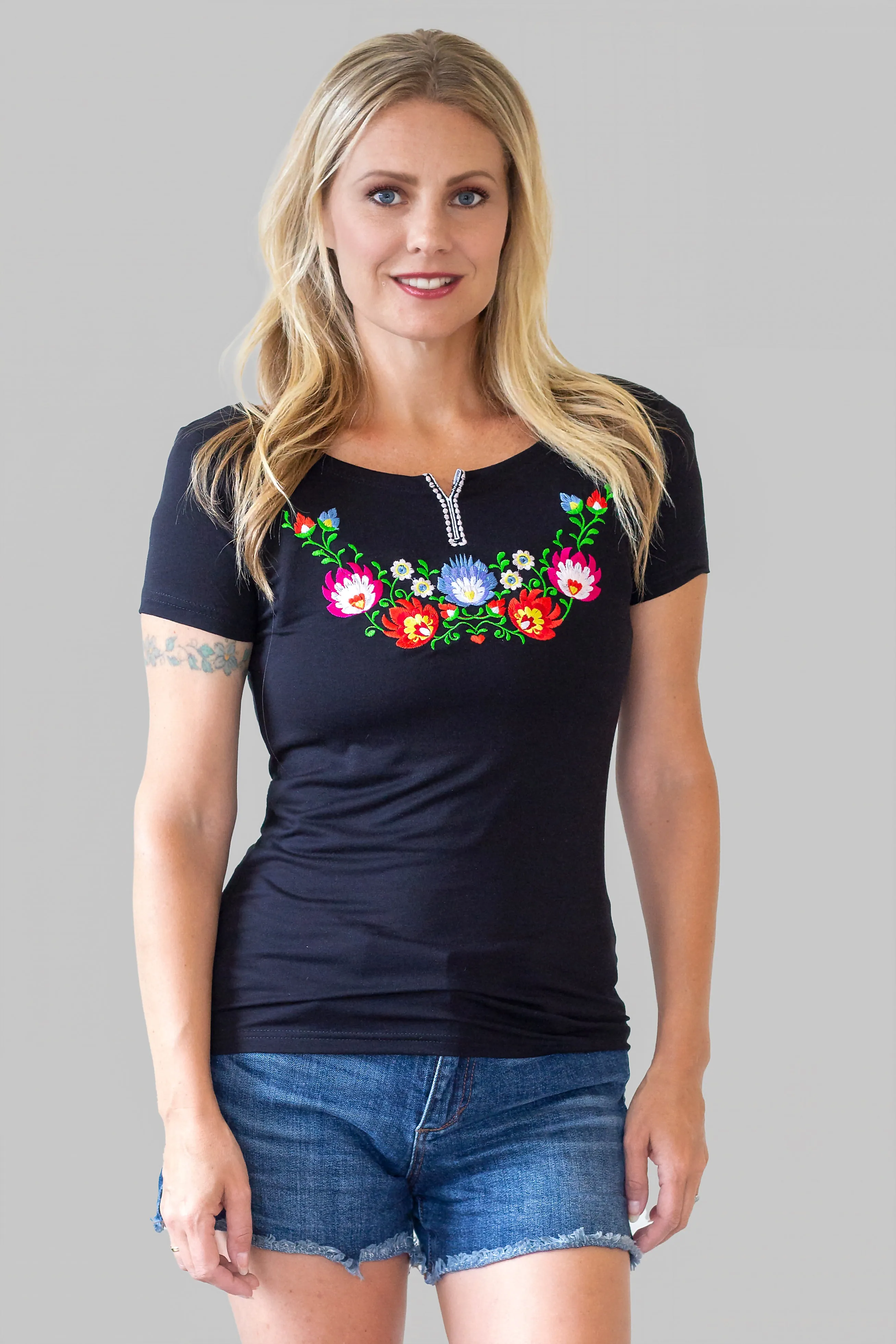 Alicja Embroidered Folk Tunic