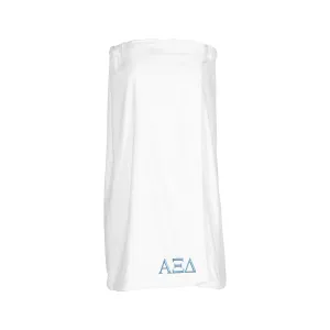 Alpha Xi Delta Velour Spa Wrap