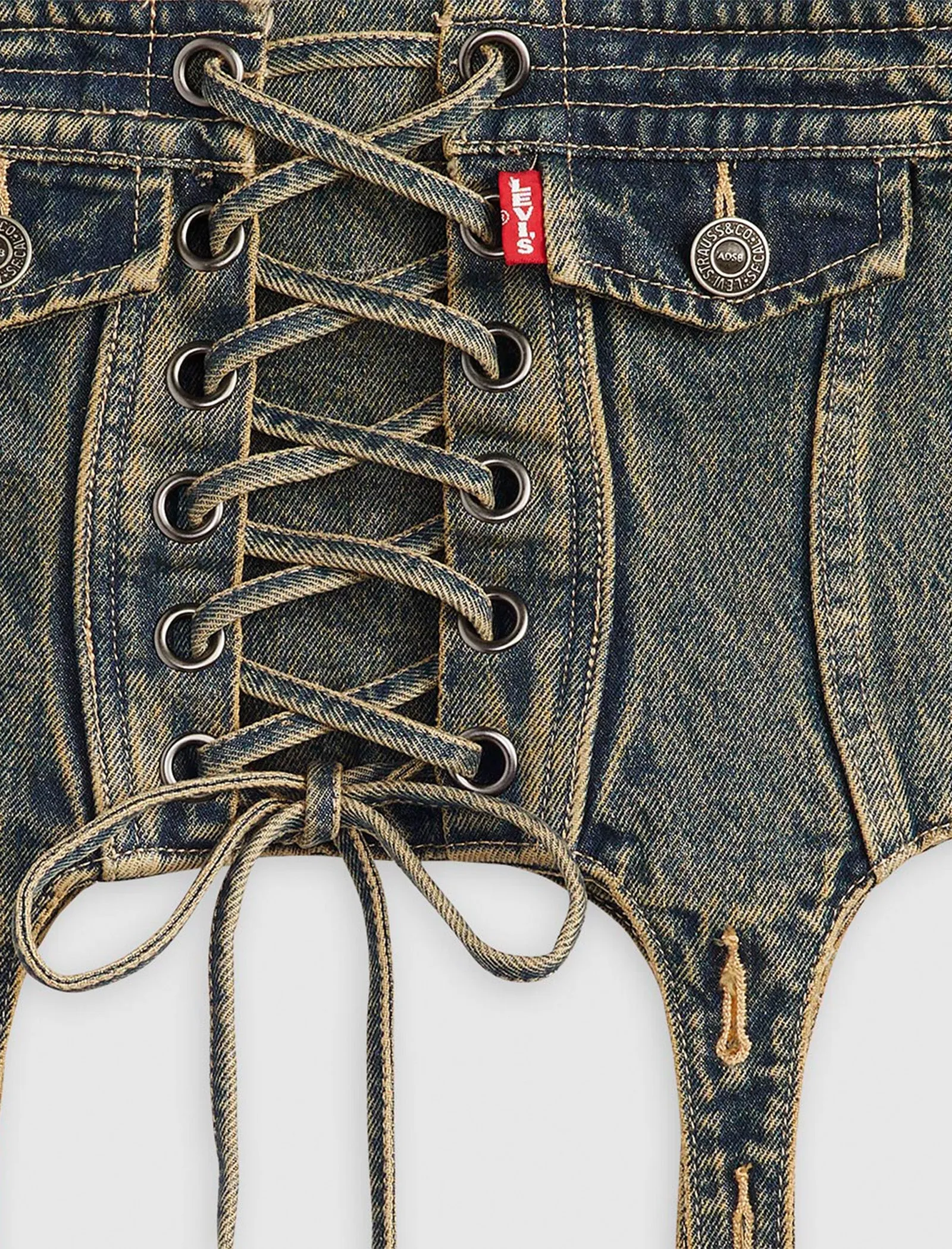ANDERSSON BELL WOMEN'S DENIM CORSET