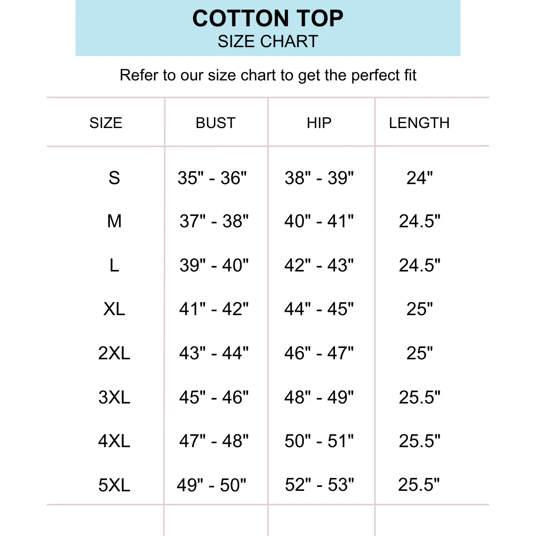 Aqua Everyday Cotton Top