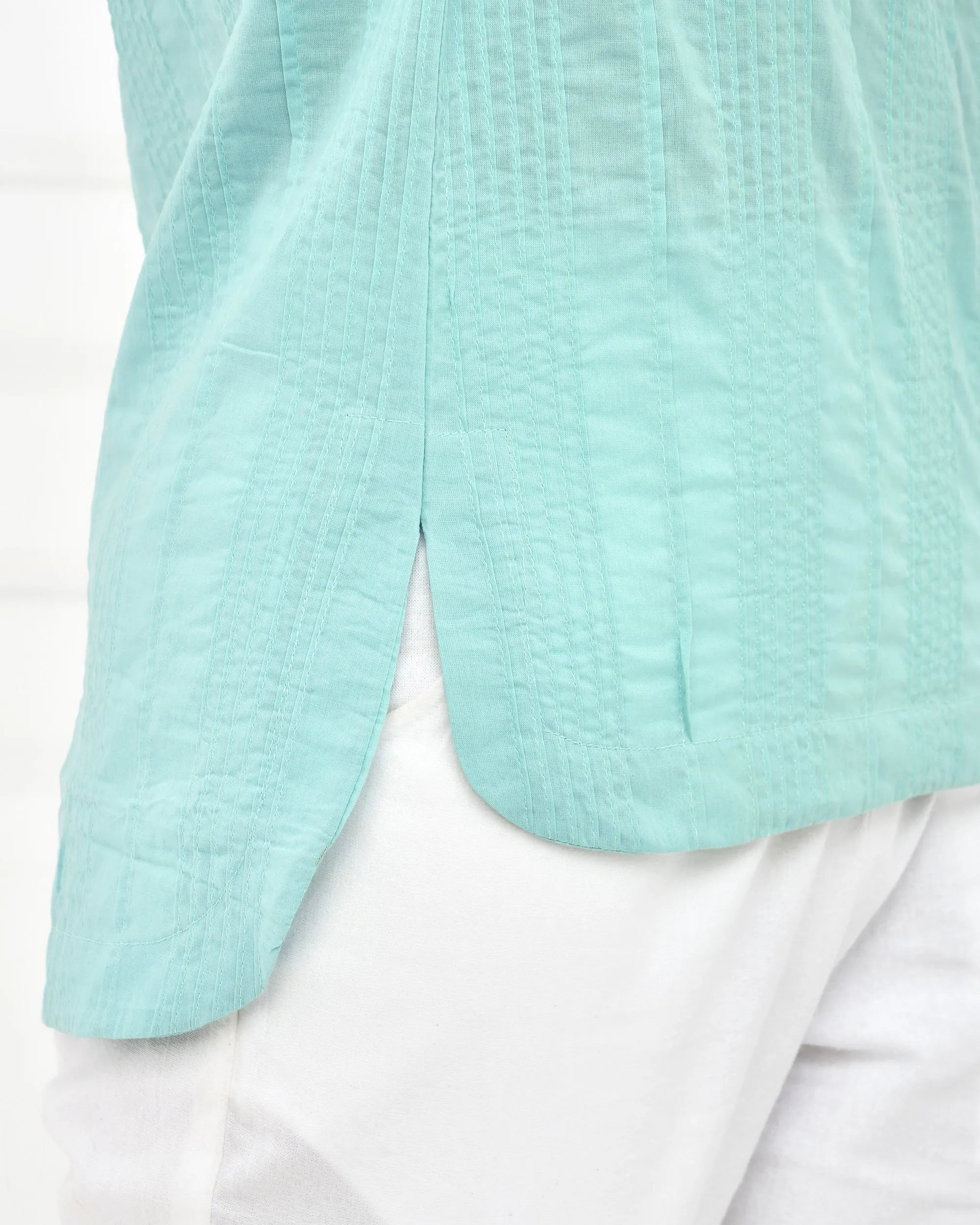 Aqua Everyday Cotton Top