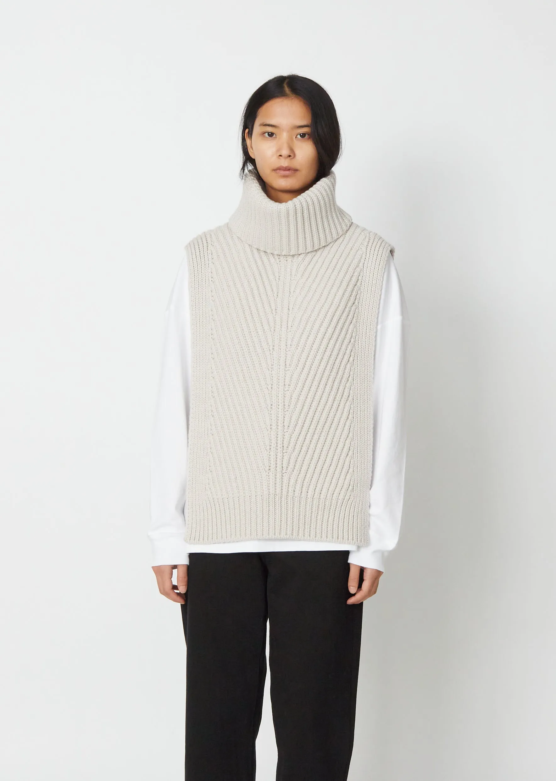 Aso Turtleneck Dickey — Dove