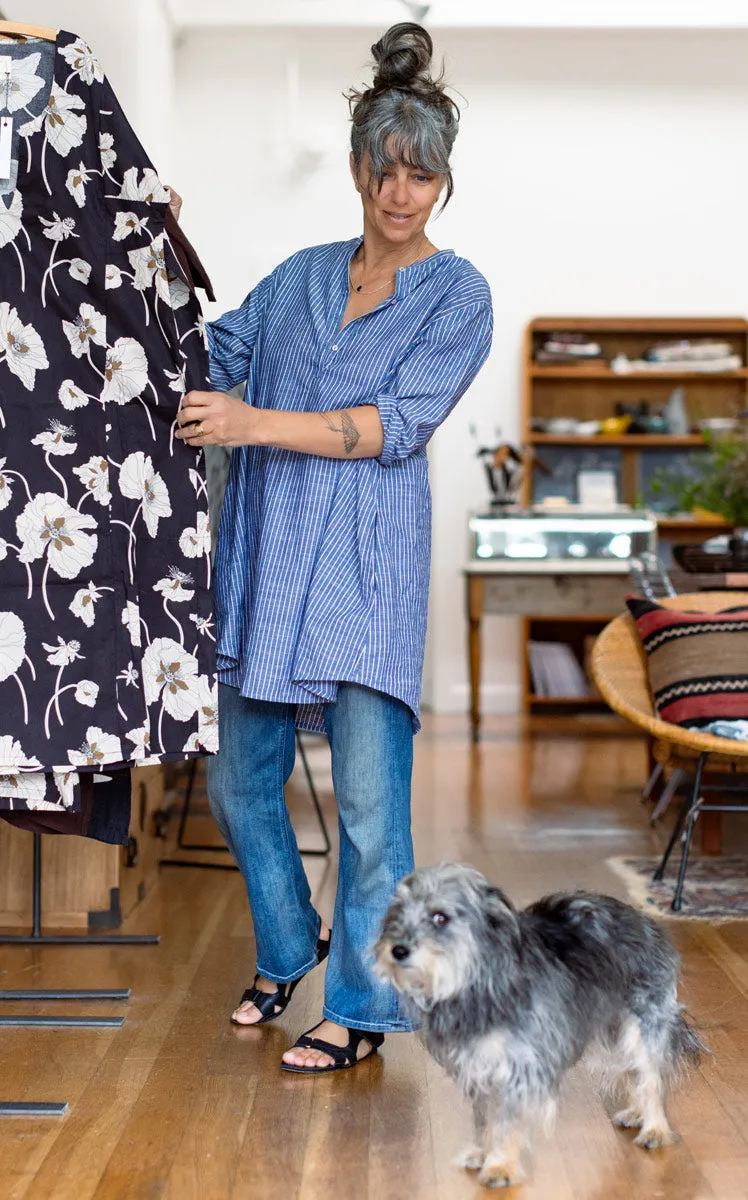 Atelier Tunic in Pinstripe