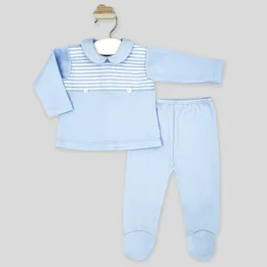 AW24 Rapife Baby Boy Blue & White Stripe Set 4302