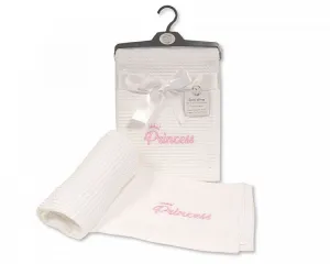 Baby Cotton Waffle Wrap - Princess - Bw-112-1060
