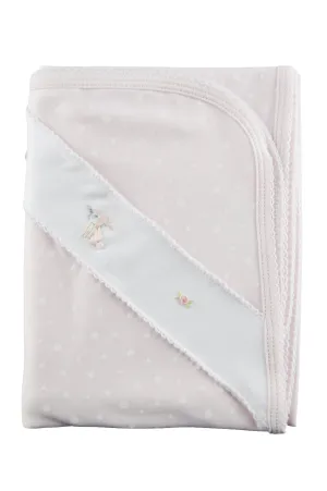 Baby Girl's Pink Polka Dot Blanket