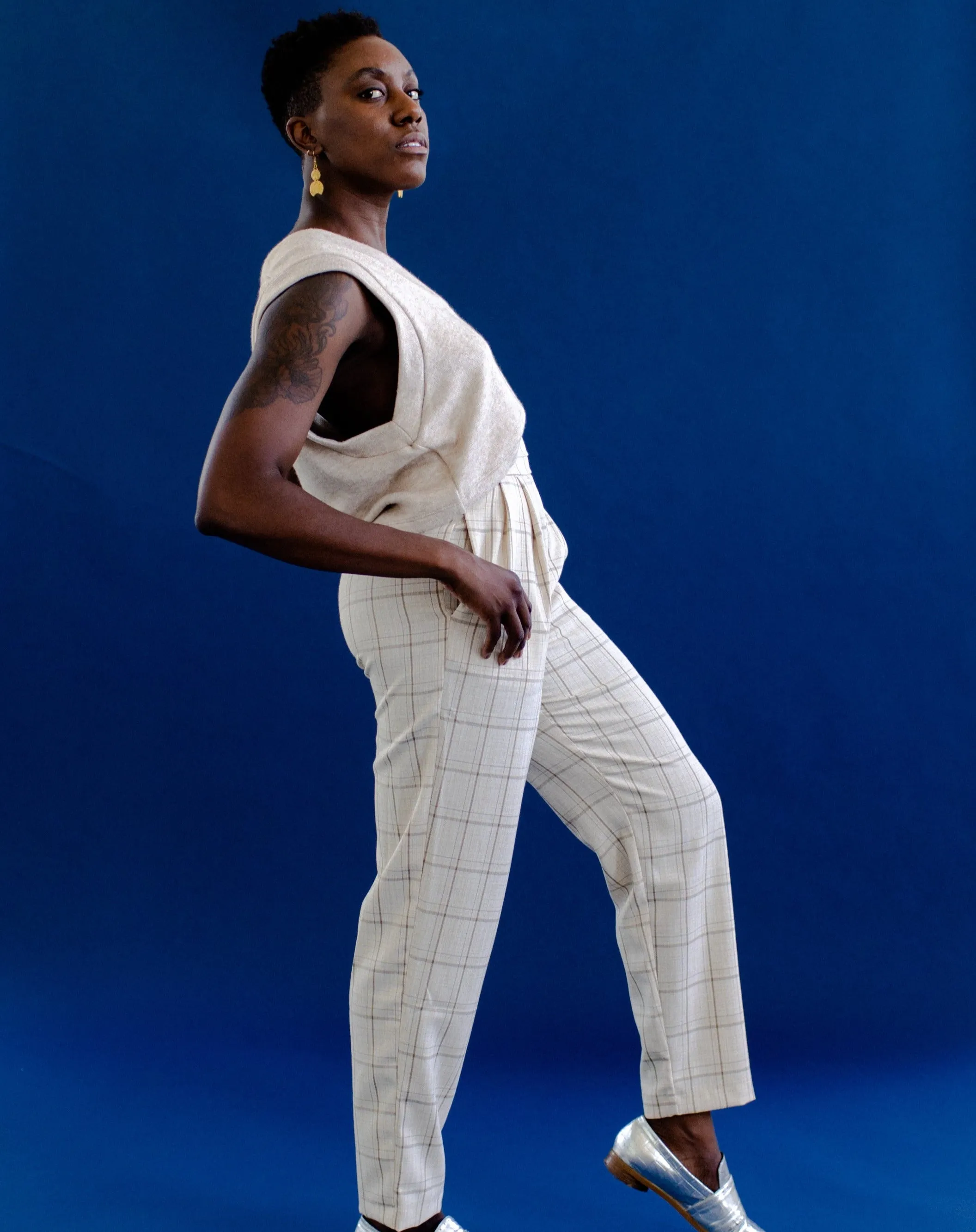 Bad in Plaid High Waist Pants