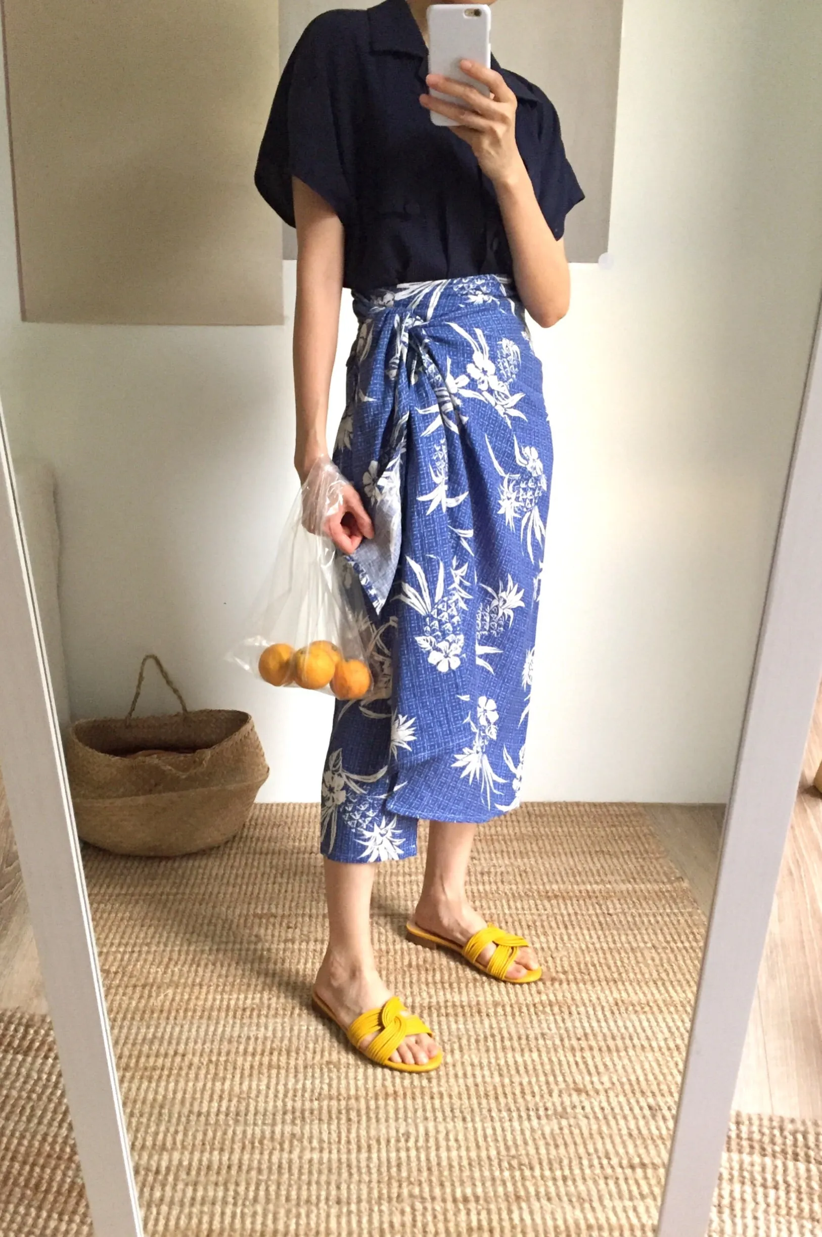 Beatrice skirt- pineapple print {limited edition}-sold out