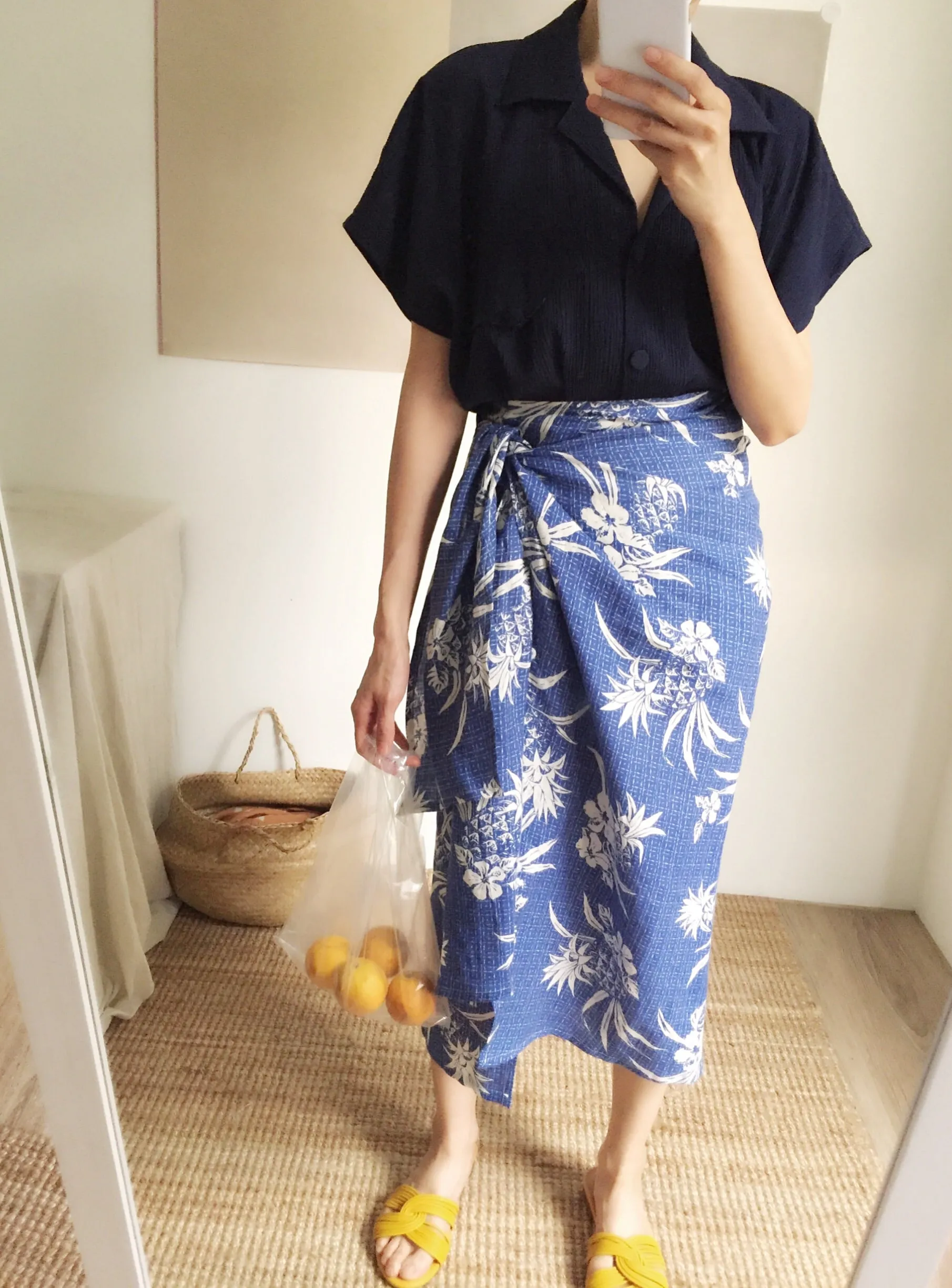 Beatrice skirt- pineapple print {limited edition}-sold out