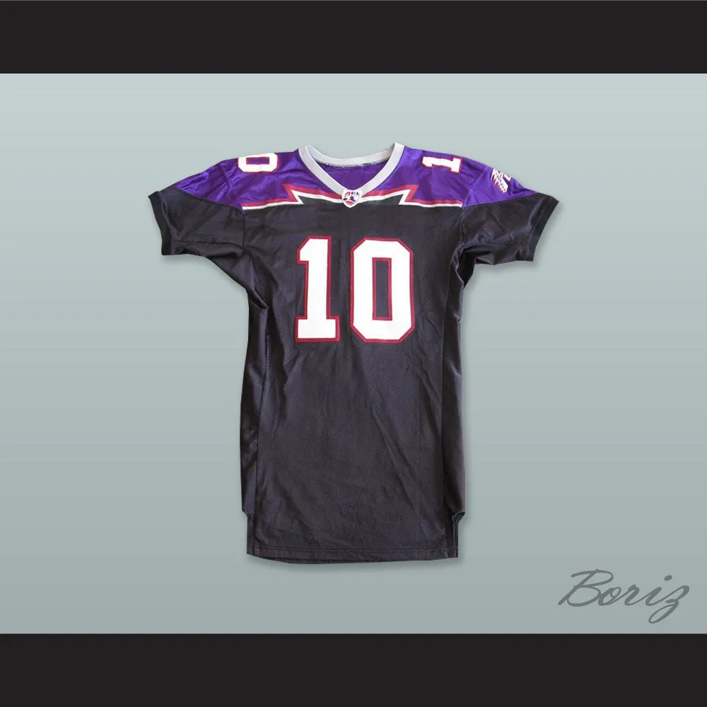 Bell 10 Detroit Fury Black Football Jersey
