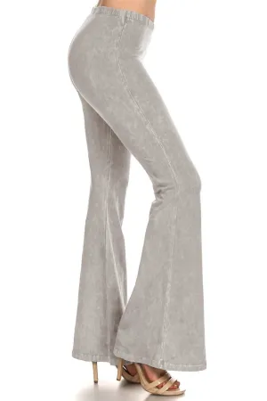 Bell Bottoms Yoga Pants Denim Colored Stone