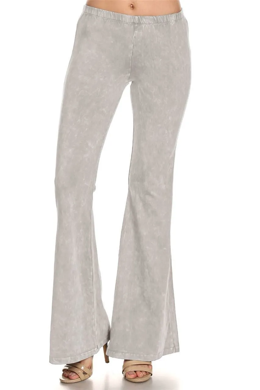 Bell Bottoms Yoga Pants Denim Colored Stone