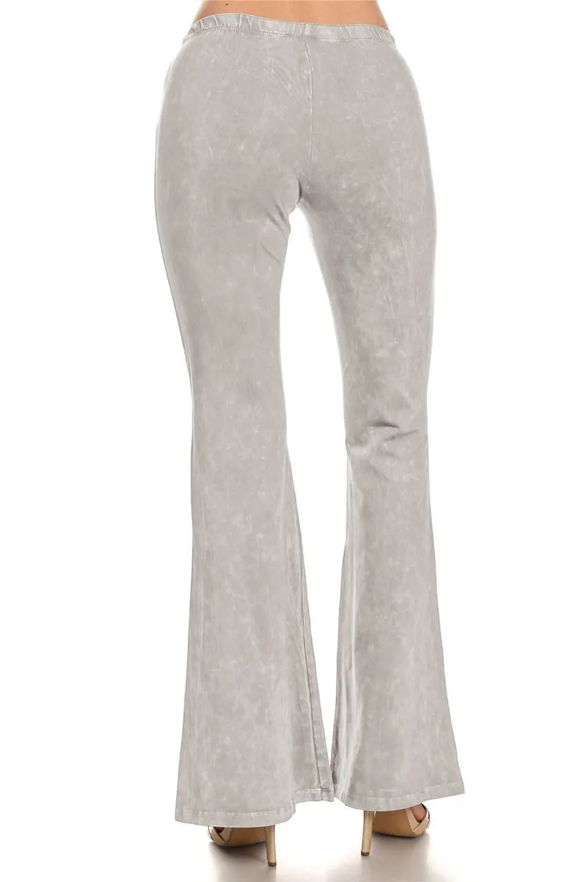 Bell Bottoms Yoga Pants Denim Colored Stone