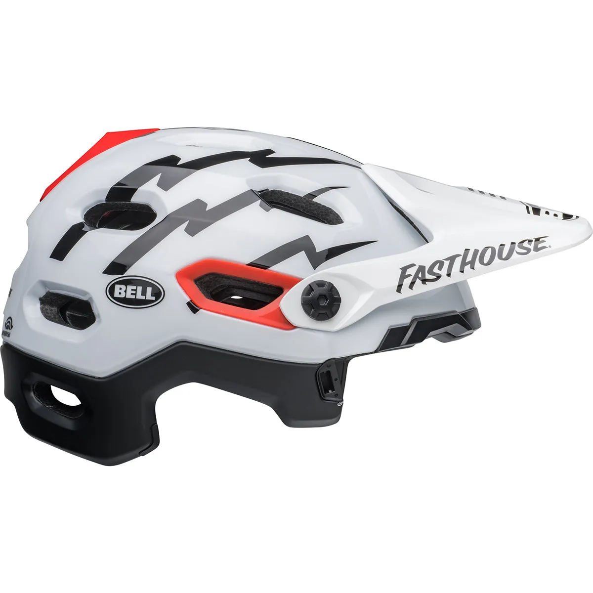 Bell Super DH Spherical MTB Helmet - Black/White