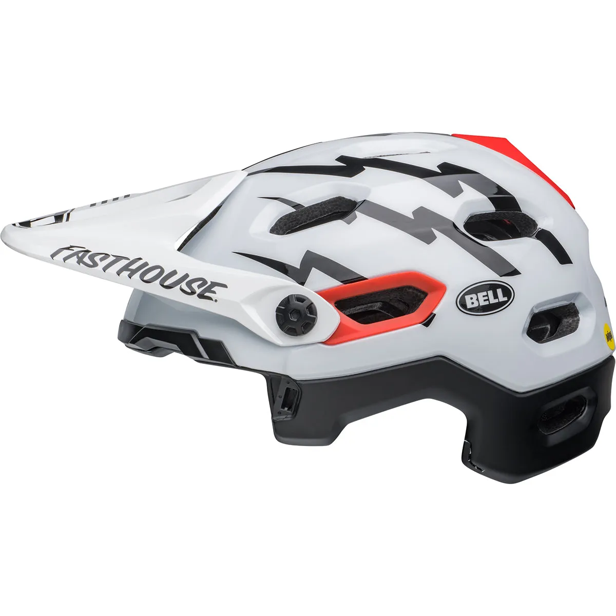 Bell Super DH Spherical MTB Helmet - Black/White