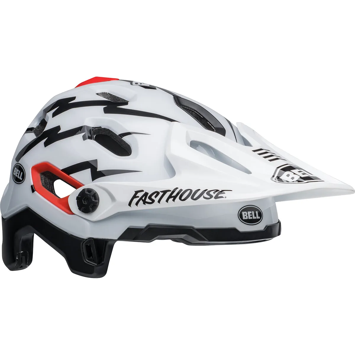 Bell Super DH Spherical MTB Helmet - Black/White