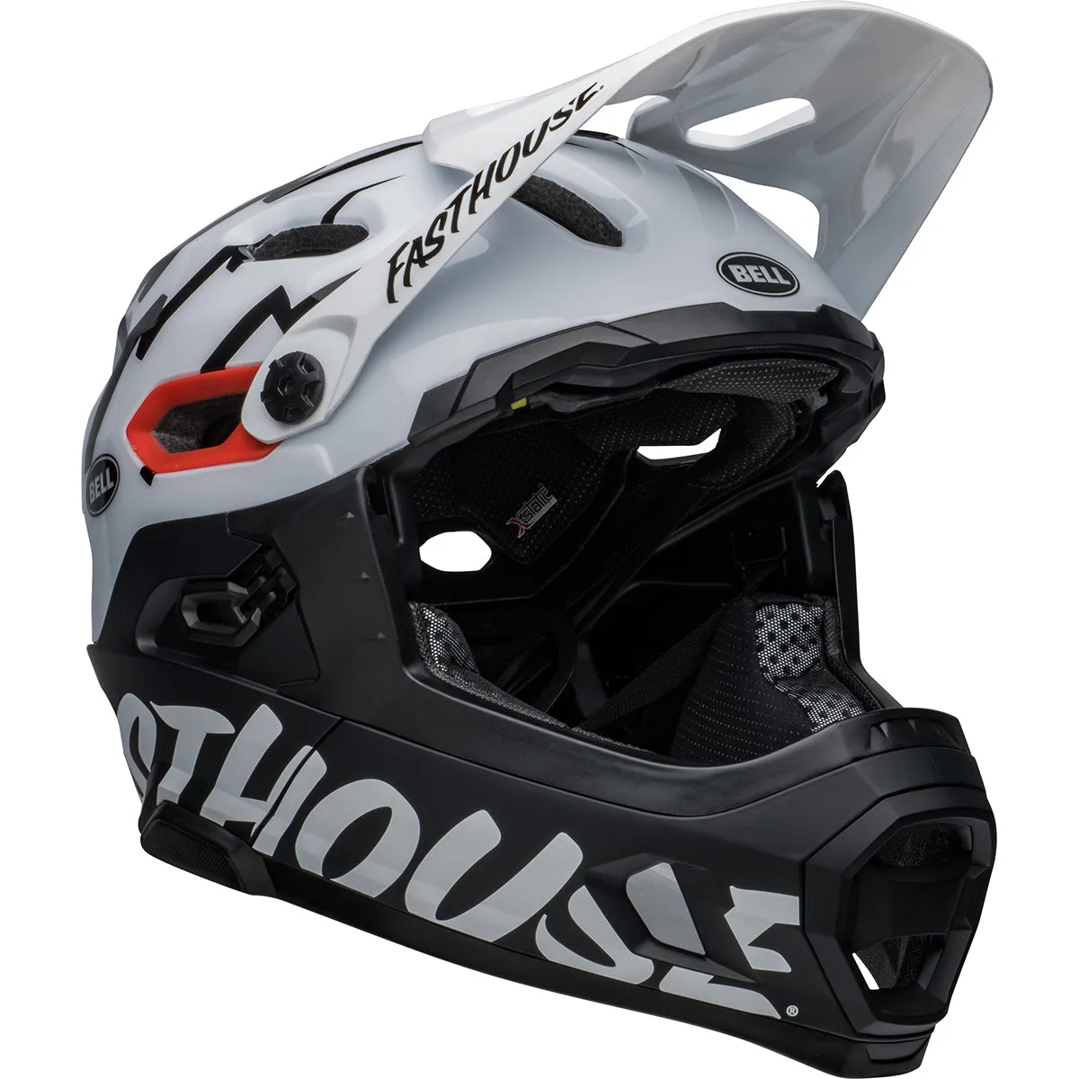 Bell Super DH Spherical MTB Helmet - Black/White
