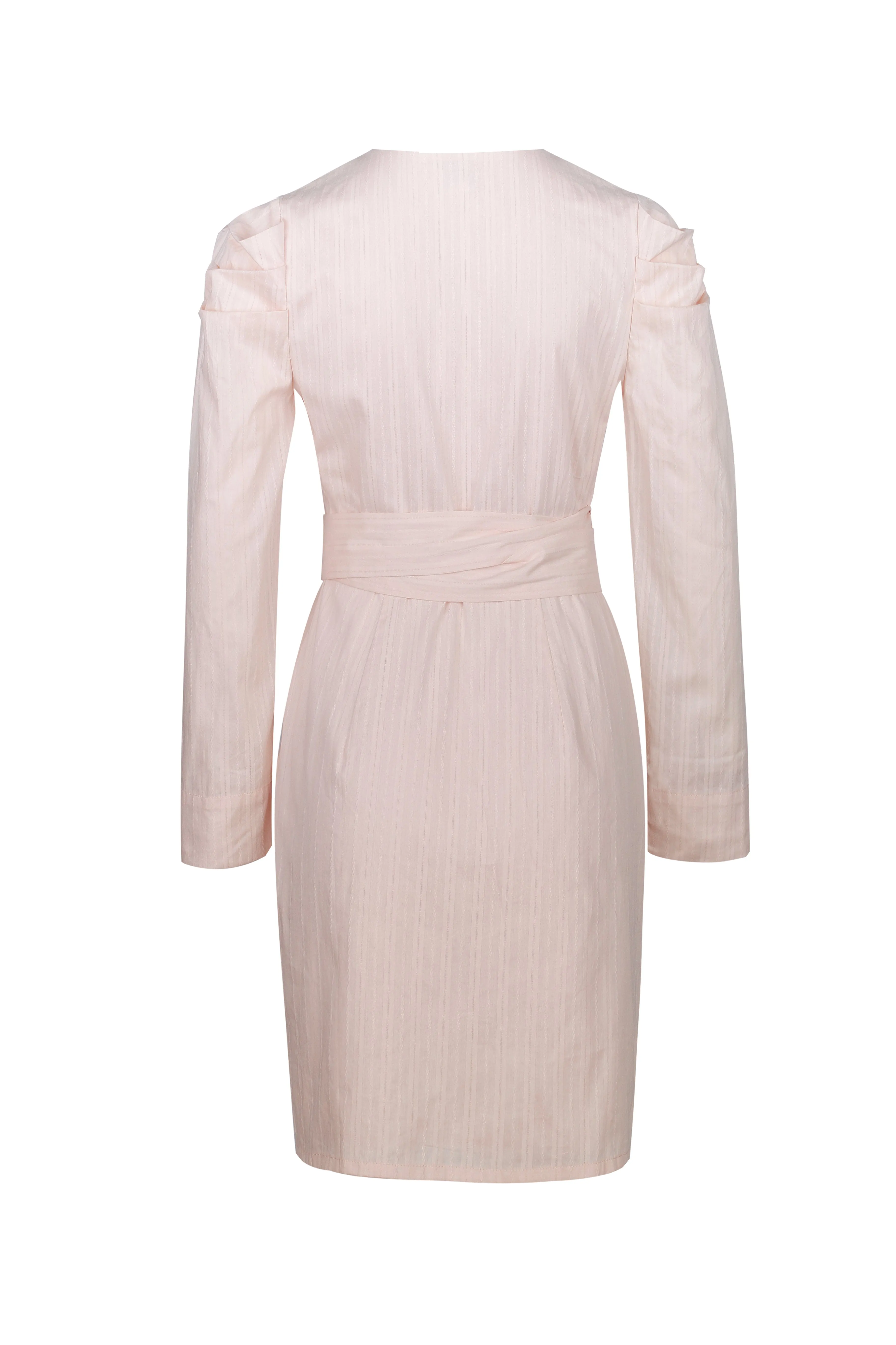 Bianca Mini Wrap Dress- Cream