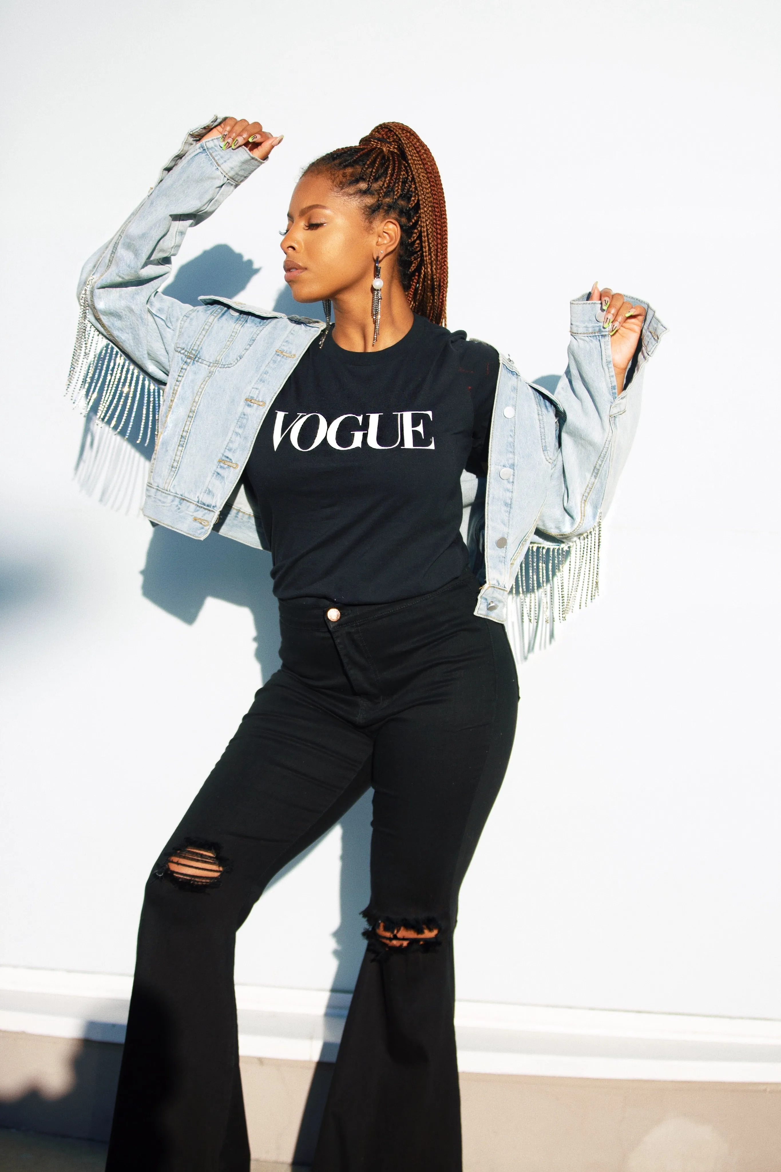 Black Bell Bottoms