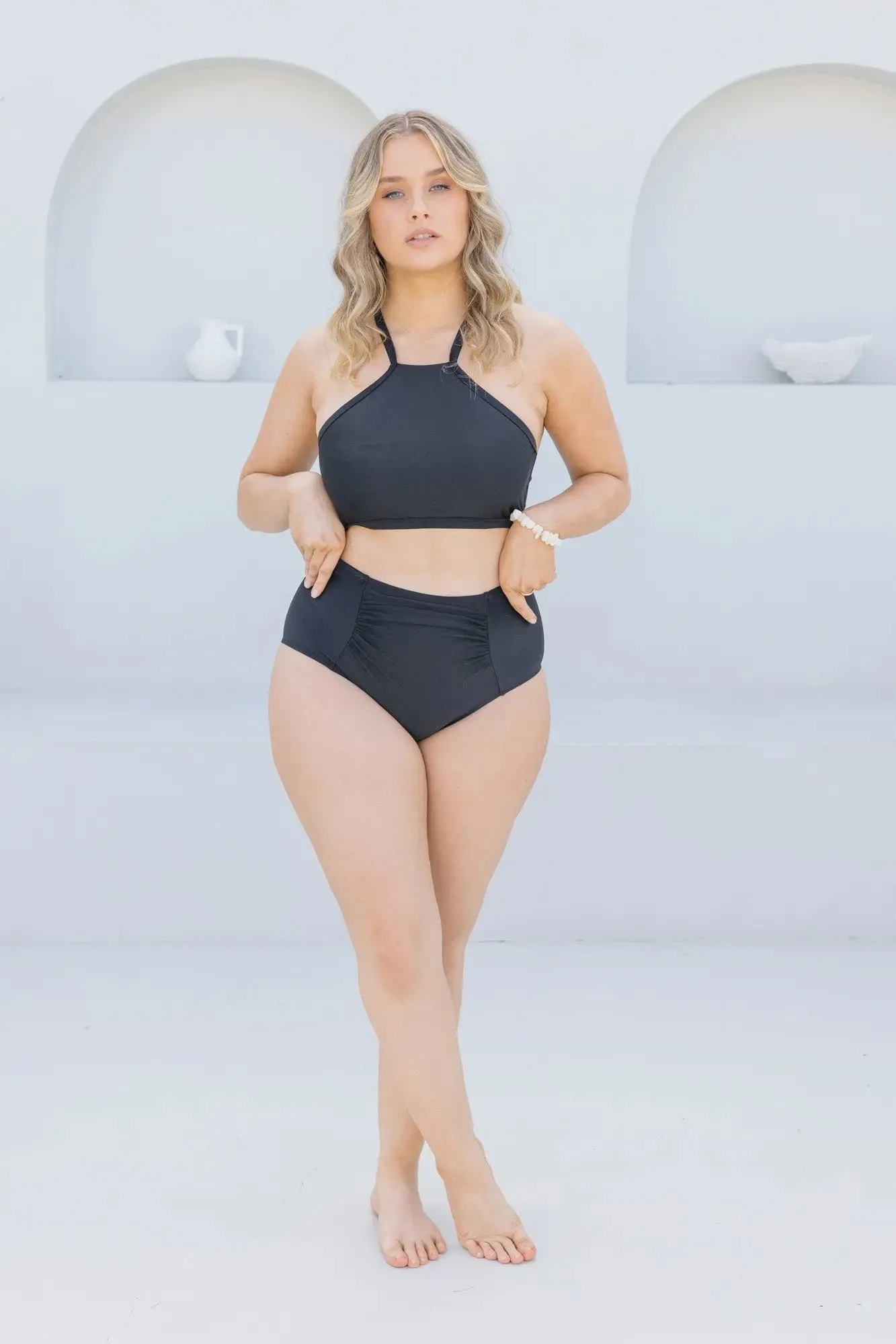 Black High Waisted Bottom
