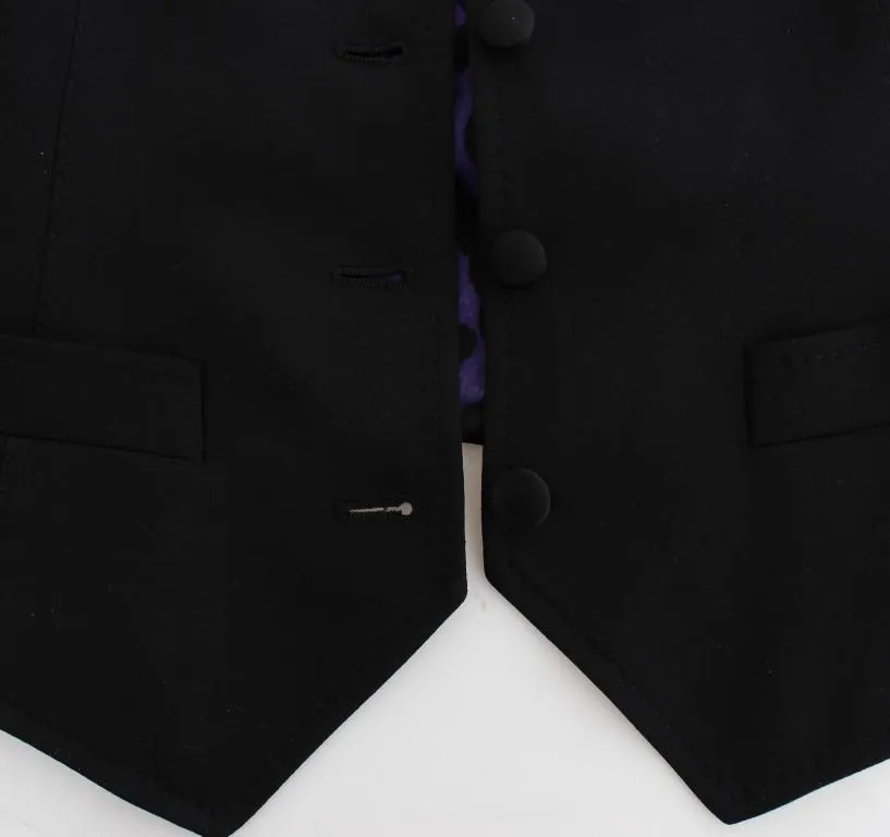 Black Leopard Vest