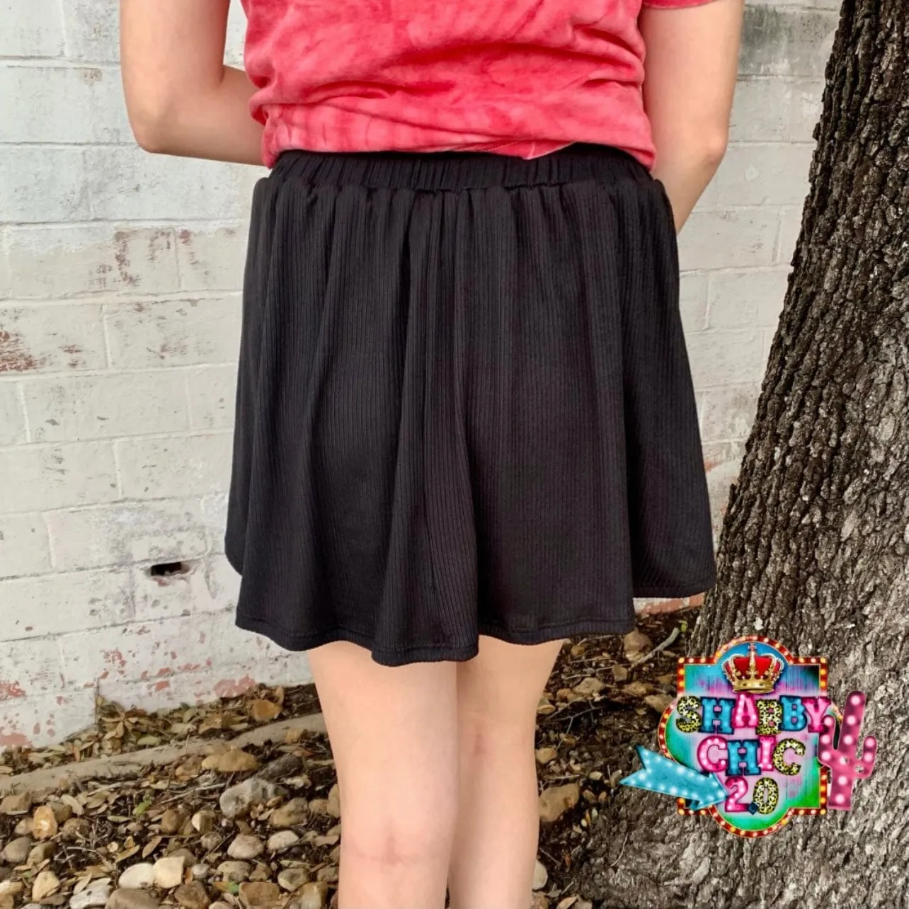 Black Skort