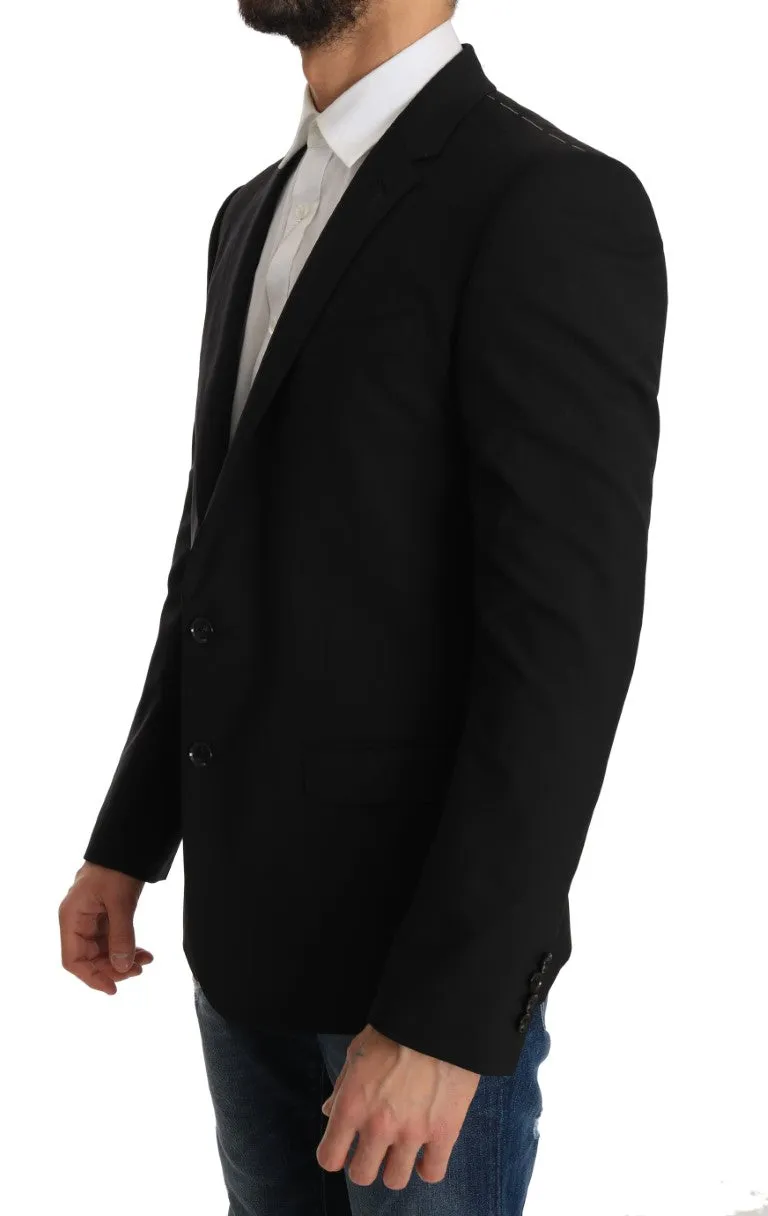 Black Wool MARTINI Blazer Jacket