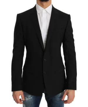 Black Wool MARTINI Blazer Jacket